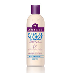 Шампунь для волос `AUSSIE` MIRACLE MOIST с маслом австралийского ореха макадамия (для сухих поврежденных волос) 300 мл