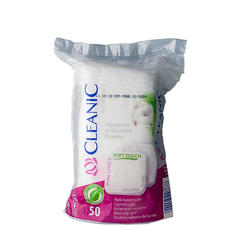 Диски ватные `CLEANIC` PURE EFFECT квадратные 50 шт