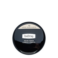 Пудра компактная для лица `ISADORA` VELVET TOUCH тон 10