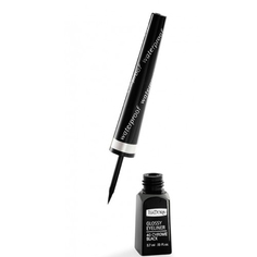 Подводка для глаз `ISADORA` GLOSSY EYELINER тон 40 водостойкая жидкая (черная)