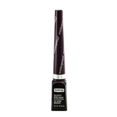 Подводка для глаз `ISADORA` GLOSSY EYELINER тон 42 водостойкая жидкая (коричневая)