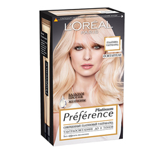 Краска для волос `LOREAL` `PREFERENCE` PLATINUM осветлитель (платина ультраблонд)