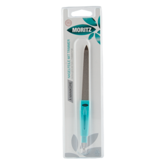 Пилка для ногтей `MORITZ` двусторонняя с триммером для кутикулы (с сапфировым напылением) 150/220