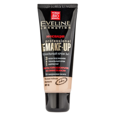 Крем тональный для лица `EVELINE` ART PROFESSIONAL MAKE-UP тон пастельный 3 в 1 ультрастойкий