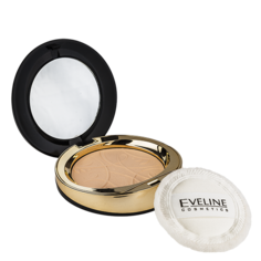 Пудра компактная для лица `EVELINE` CELEBRITIES BEAUTY тон 21 минеральная матирующая с разглаживающим эффектом
