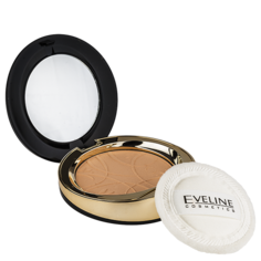 Пудра компактная для лица `EVELINE` CELEBRITIES BEAUTY тон 22 минеральная матирующая с разглаживающим эффектом