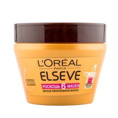 Маска для волос `LOREAL` `ELSEVE` РОСКОШЬ 6 МАСЕЛ питательная 300 мл