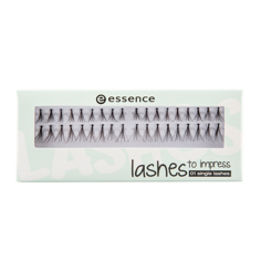 Накладные ресницы `ESSENCE` LASHES TO IMPRESS 01 single lashes