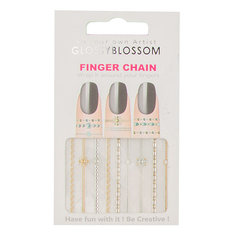 Аппликация для пальцев `GLOSSYBLOSSOM` FINGER CHAIN золотые             а/п 96644
