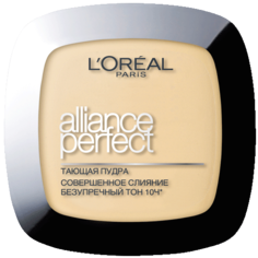 Пудра компактная для лица `LOREAL` ALLIANCE PERFECT тон N2 (ванильный)