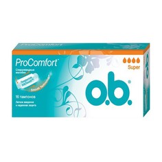 ТАМПОНЫ `O.B` Pro Comfort Супер 16шт. К96 O.B.