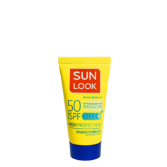 Солнцезащитная эмульсия для тела `SUN LOOK` водостойкая SPF-50 mini 30 мл