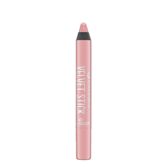 Помада-карандаш для губ `ESSENCE` VELVET STICK тон 01 (розовый нюд) матовая