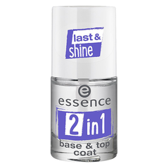 Основа под лак и верхнее покрытие для ногтей `ESSENCE` 2 IN 1 BASE & TOP COAT  8 мл