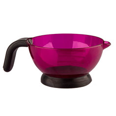Чаша для окрашивания волос `LADY PINK` BOWL прорезиненная фиолетовая