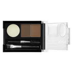 Тени для бровей `NYX PROFESSIONAL MAKEUP` EYEBROW CAKE POWDER тон 05 Brunette