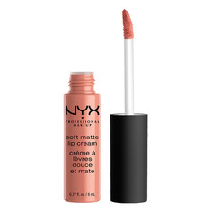 Помада для губ `NYX PROFESSIONAL MAKEUP` SOFT MATTE LIP CREAM тон 02 Stockholm матовая жидкая