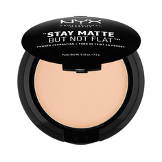 Пудра компактная для лица `NYX PROFESSIONAL MAKEUP` STAY MATTE BUT NOT FLAT тон 03 Natural