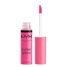 Блеск для губ `NYX PROFESSIONAL MAKEUP` BUTTER GLOSS тон 01 Strawberry parfait