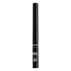 Лайнер для глаз `NYX PROFESSIONAL MAKEUP` MATTE LIQUID LINER тон 01 Black жидкий