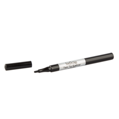 Подводка для глаз `ISADORA` TWIN TIP EYELINER тон 52 черная