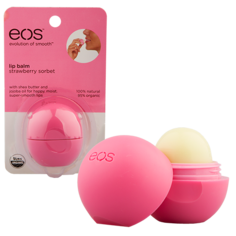 Бальзам для губ `EOS` со вкусом клубничного щербета 7 гр