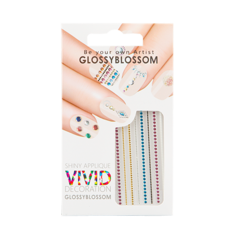 Наклейки для ногтей `GLOSSYBLOSSOM` VIVID DAZZLING DECORATION (цветные цепи)