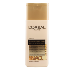 Молочко для лица `LOREAL` `РОСКОШЬ ПИТАНИЯ` ЭКСТРАОРДИНАРНОЕ МАСЛО очищающее 200 мл