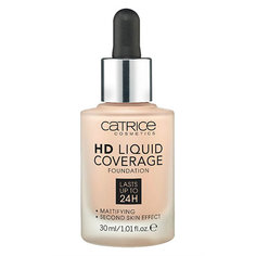 Основа тональная для лица `CATRICE` HD LIQUID COVERAGE тон 010 Light Beige