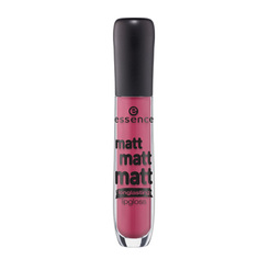 Блеск для губ `ESSENCE` MATT MATT MATT тон 03 темно-розовый (матовый)