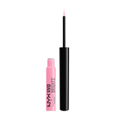Подводка для глаз `NYX PROFESSIONAL MAKEUP` VIVID BRIGHTS тон 06 PETAL цветная жидкая