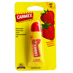 Бальзам для губ `CARMEX` КЛУБНИКА в тубе SPF-15 11,6 мл