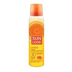 Спрей для тела `SUN LOOK` солнцезащитный сухой SPF-30 125 мл