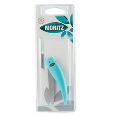 Пилка для ногтей `MORITZ` двусторонняя (с сапфировым напылением) складная 150/220