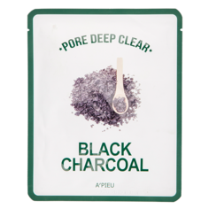 Маска для лица `A`PIEU` глубоко очищающая с древесным углем 15 г
