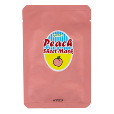 Маска для лица `A`PIEU` с экстрактом персика и йогурта 23 г
