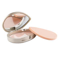 Спонж для макияжа `DE.CO.` в чехле с зеркалом (без латекса) 2 шт