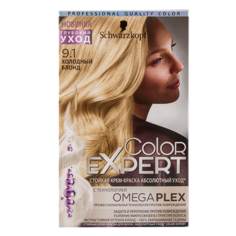 Краска для волос `COLOR EXPERT` тон 9-1 (холодный блонд) 60 мл