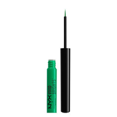 Подводка для глаз `NYX PROFESSIONAL MAKEUP` VIVID BRIGHTS тон 07 ENVIE цветная жидкая