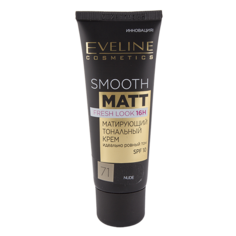 Крем тональный для лица `EVELINE` SMOOTH MATT тон 71 матирующий