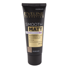 Крем тональный для лица `EVELINE` SMOOTH MATT тон 73 матирующий