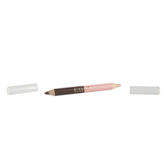 Карандаш для бровей `EVELINE` EYEBROW PENCIL DUO двухцветный