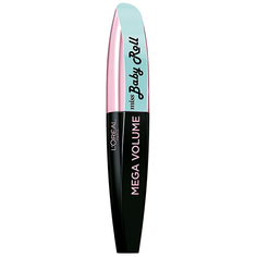 Тушь для ресниц `LOREAL` `MEGA VOLUME` MISS BABY ROLL объем и подкручивание (черная)