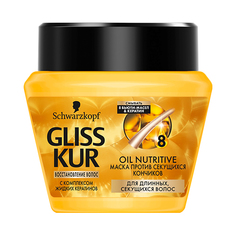 Маска для волос `GLISS KUR` OIL NUTRITIVE против секущихся кончиков 300 мл