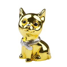 Символ года Собачка `ARTS` золотой бульдог