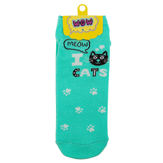 Носки женские `SOCKS` I cats mint р-р единый