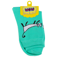 Носки женские `SOCKS` Kitty mint р-р единый