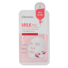 Маска для лица `MEDIHEAL` `VITAL LAB` MILK PEEL освежающая с отбеливающим эффектом 25 мл