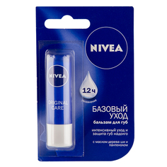 Бальзам для губ `NIVEA` Базовый уход 4,8 г