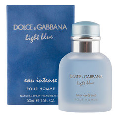 Парфюмерная вода `DOLCE & GABBANA` LIGHT BLUE INTENSE POUR HOMME (муж.) 50 мл
